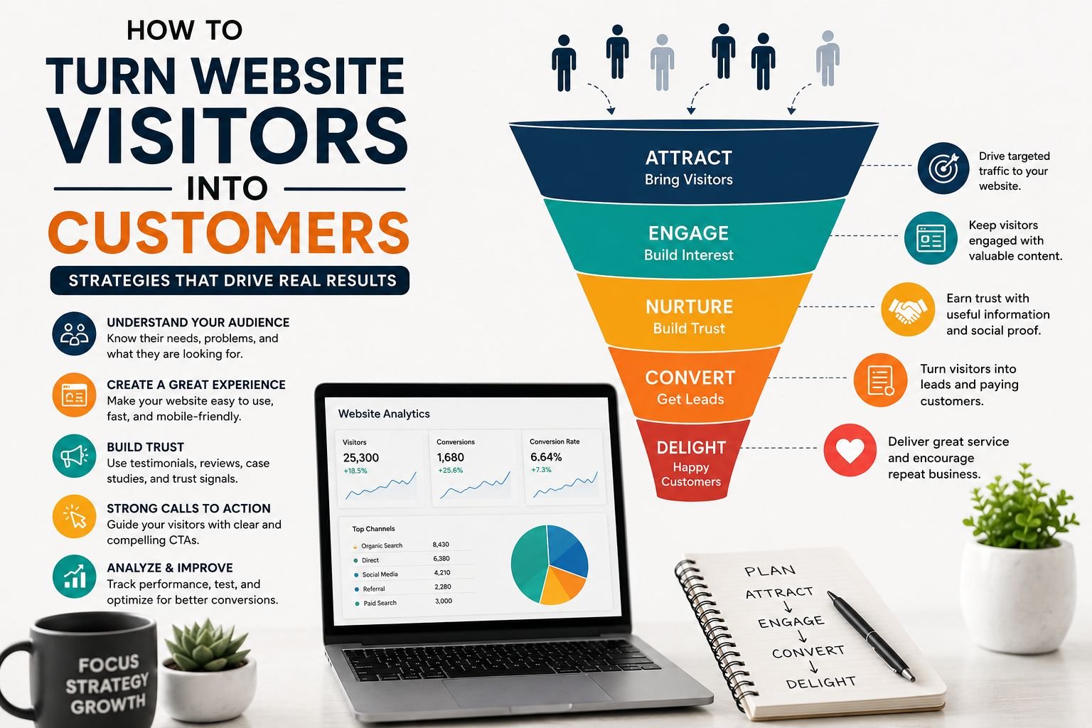 How to Turn Website Visitors into Customers